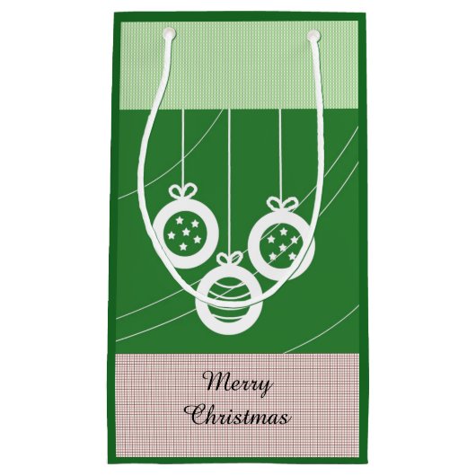 Groene en Witte Vakantiedagen Klein Cadeauzakje (Voorkant)