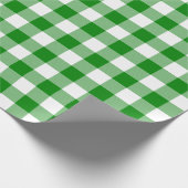 Groene en witte vinnen |Groot patroon| Cadeaupapier (Hoek)