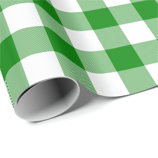 Groene en witte vinnen |Groot patroon| Cadeaupapier (Rol Hoek)