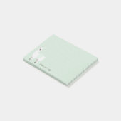 Groene en witte vlek Llama zeggen iets Post-it® Notes (Schuin)