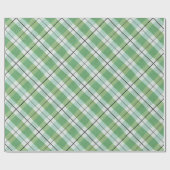 Groene en witte Waterverf Pset Cadeaupapier (Vlak)