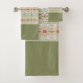 groene en zachte perzik bad handdoek (Insitu)