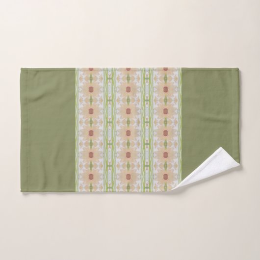 groene en zachte perzik bad handdoek (Handdoek)