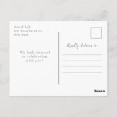 Groene en Zilveren Agaat Marmer Verjaardagsfeest Briefkaart (Achterkant)