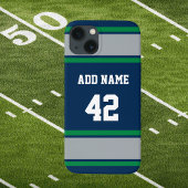 Groene en Zilveren Sportband Case-Mate iPhone Case