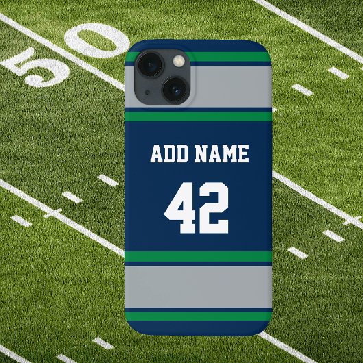 Groene en Zilveren Sportband Case-Mate iPhone Case