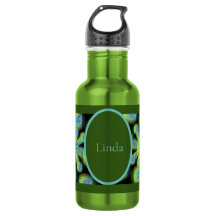 Groene en zwarte bloem zoals abstract ontwerp