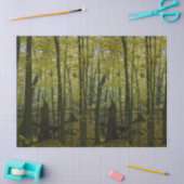 Groene en zwarte bomen tissue papier (Craft)