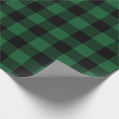 Groene en zwarte buffelplaat, bijtend cadeaupapier (Hoek)