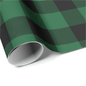 Groene en zwarte buffelplaat, bijtend cadeaupapier (Rol Hoek)