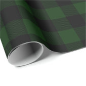 Groene en zwarte buffelplaat cadeaupapier (Rol Hoek)