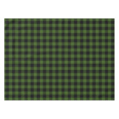 Groene en zwarte buffelplaat tafelkleed (Voorkant (Horizontaal))