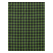 Groene en zwarte buffelplaat tafelkleed (Voorkant)