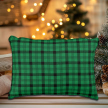 Groene en Zwarte Gezellige Plaids