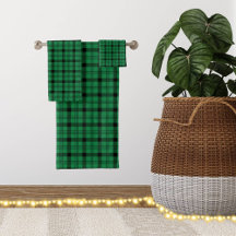Groene en Zwarte Gezellige Plaids