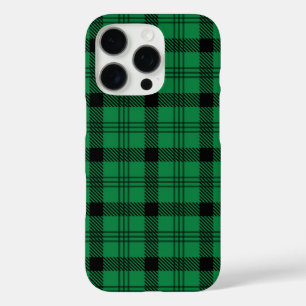 Groene en Zwarte Gezellige Plaids iPhone 16 Pro Hoesje