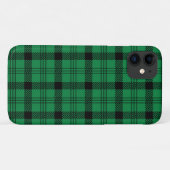 Groene en Zwarte Gezellige Plaids Case-Mate iPhone Case (Achterkant (horizontaal))