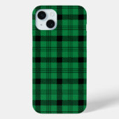 Groene en Zwarte Gezellige Plaids Case-Mate iPhone Case (Achterkant)