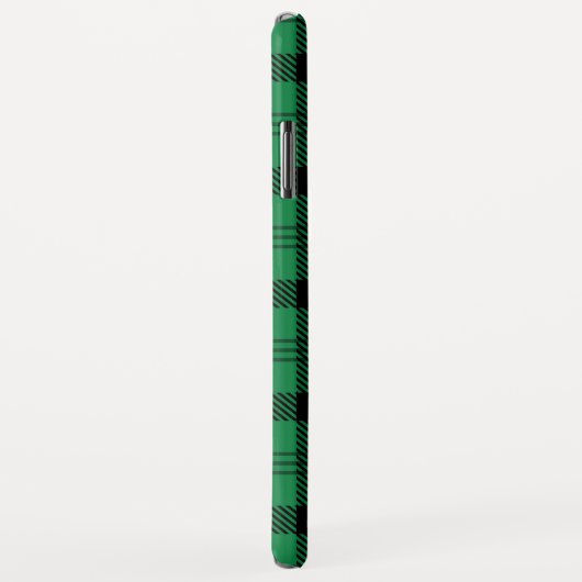 Groene en Zwarte Gezellige Plaids Case-Mate iPhone Case (Achterkant/rechts)