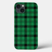 Groene en Zwarte Gezellige Plaids Case-Mate iPhone Case (Achterkant)
