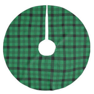 Groene en Zwarte Gezellige Plaids Kerstboom Rok
