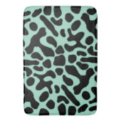 Groene en zwarte giftige kunstkikker badmat (Voorkant Verticaal)