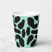 Groene en zwarte giftige kunstkikker papieren bekers (Rechts)