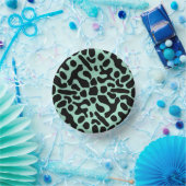 Groene en zwarte giftige kunstkikker papieren kommen (Feest)