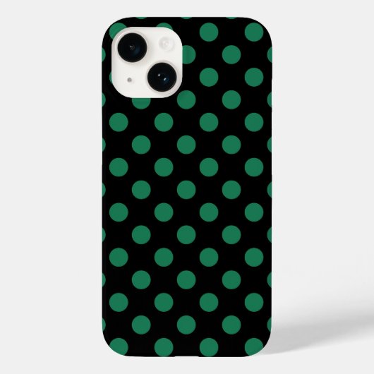 Groene en zwarte haarpunten Case-Mate iPhone case (Achterkant)