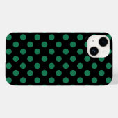 Groene en zwarte haarpunten Case-Mate iPhone case (Achterkant (horizontaal))