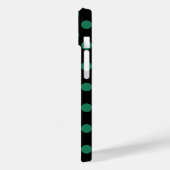 Groene en zwarte haarpunten Case-Mate iPhone case (Achterkant / Links)