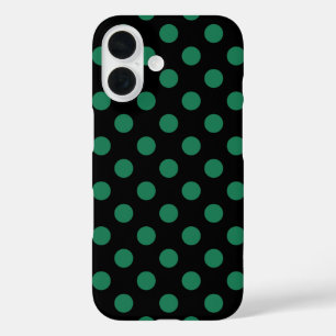 Groene en zwarte haarpunten iPhone 16 hoesje