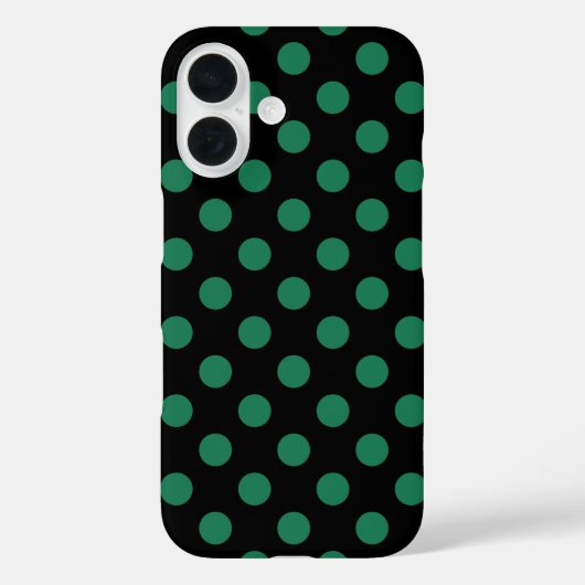 Groene en zwarte haarpunten Case-Mate iPhone case (Achterkant)