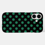 Groene en zwarte haarpunten Case-Mate iPhone case (Achterkant (horizontaal))