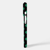 Groene en zwarte haarpunten Case-Mate iPhone case (Achterkant / Links)
