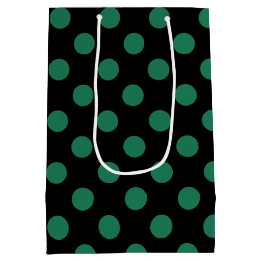 Groene en zwarte haarpunten medium cadeauzakje (Achterkant)