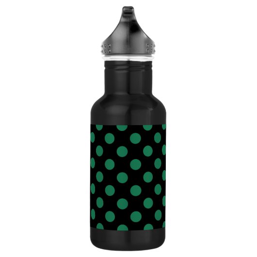 Groene en zwarte haarpunten waterfles  (Rechts)