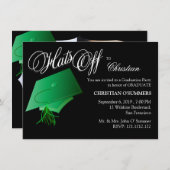 Groene en zwarte hoogleraar kaart (Voorkant / Achterkant)