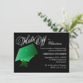 Groene en zwarte hoogleraar kaart (Staand voorkant)