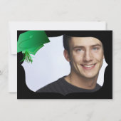 Groene en zwarte hoogleraar kaart (Achterkant)