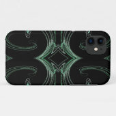 Groene en zwarte iPhone 5 Aangepaste Hoesje-Mate I Case-Mate iPhone Case (Achterkant (horizontaal))