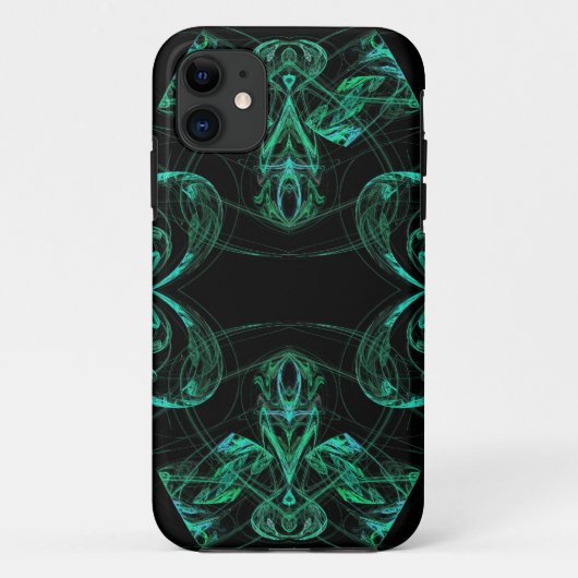 Groene en zwarte iPhone 5 Aangepaste Hoesje-Mate I Case-Mate iPhone Case (Achterkant)