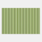 Groene en zwarte klaver inpakpapier vel (Voorkant 2)