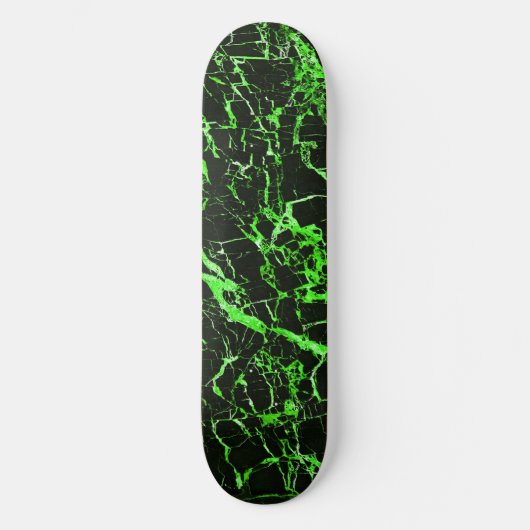 Groene en zwarte marmer, persoonlijk skateboard (Voorkant)