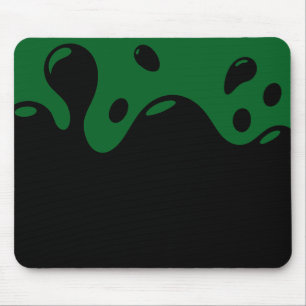 Groene en zwarte Muismat