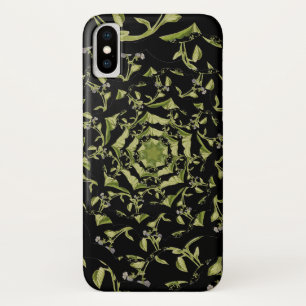 Groene en zwarte natuur hypnose fractal Case-Mate iPhone case