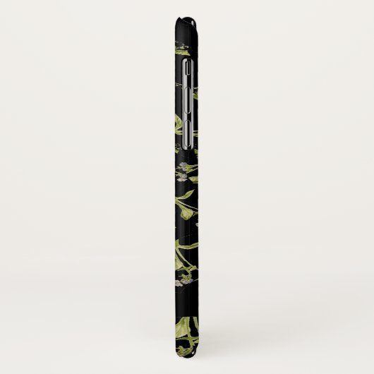Groene en zwarte natuur hypnose fractal Case-Mate iPhone case (Achterkant/links)