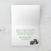  groene en zwarte penseelhoes kaart (Binnen)