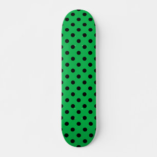 Groene en zwarte poka Dots Persoonlijk Skateboard