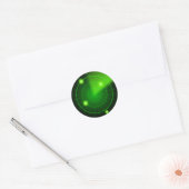 Groene en zwarte radar sticker (Envelop)